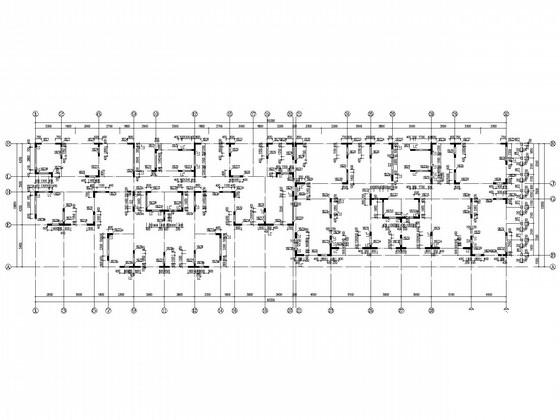 18层剪力墙带地下室住宅楼结构CAD施工图纸（7度抗震）(基础梁配筋) - 1