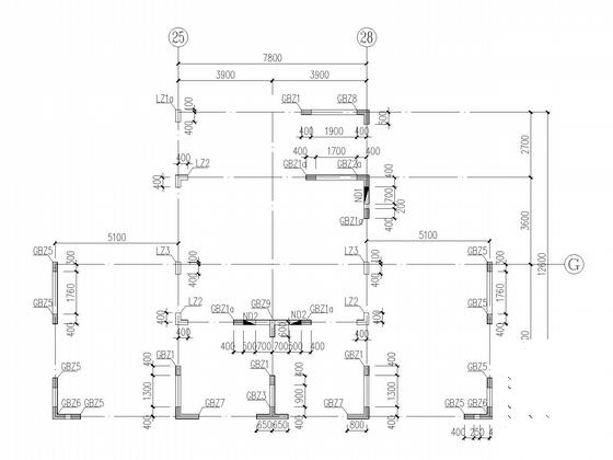 18层剪力墙带地下室住宅楼结构CAD施工图纸（7度抗震）(基础梁配筋) - 4