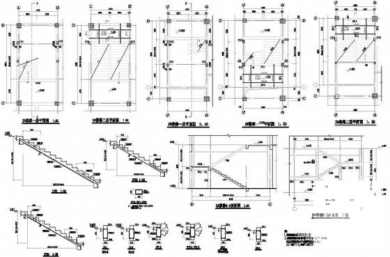 2层钢筋混凝土排架厂房结构CAD施工图纸（独立基础） - 4