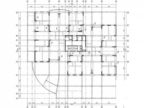 15层框支剪力墙综合楼结构CAD施工图纸（桩基础） - 5