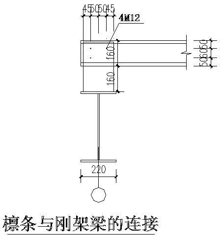 门式钢架成品库结构CAD施工图纸(建筑) - 2