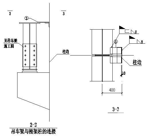 门式钢架成品库结构CAD施工图纸(建筑) - 3