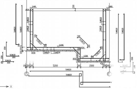 动力车间框架结构CAD施工图纸(特种结构水池) - 3