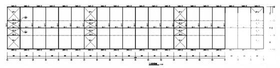 钢结构厂房建筑结构CAD施工图纸（20米跨独立基础） - 1