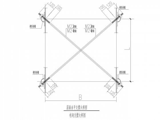 54米三联跨门式刚架厂房结构CAD施工图纸(建施)(平面布置图) - 4