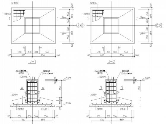 54米三联跨门式刚架厂房结构CAD施工图纸(建施)(平面布置图) - 5