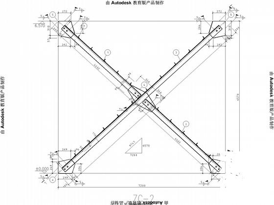 36米两连跨门式刚架厂房结构CAD施工图纸（独立基础）(平面布置图) - 5