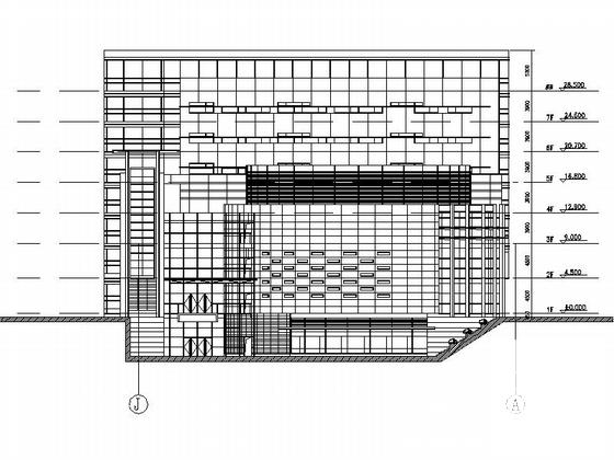 知名大学8层音乐学院建筑方案设计图纸(分析图) - 4
