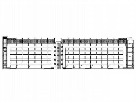 中学6层教学楼建筑方案设计图纸(平面图) - 1
