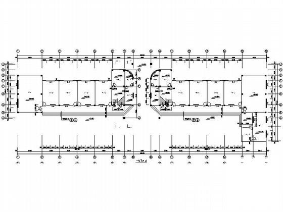 5层外廊式教学楼建筑扩初图纸 - 3