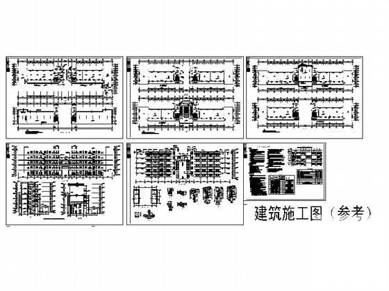 5层外廊式教学楼建筑扩初图纸 - 4