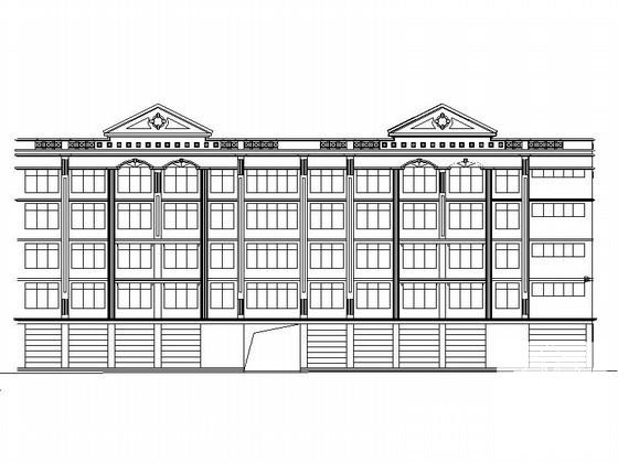 学校5层综合楼建筑扩初图纸 - 1