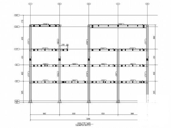 钢结构双燃料联合循环燃机电站结构CAD施工图纸(平面布置图) - 4