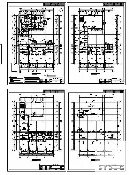 城市中心区3层幼儿园建筑施工CAD图纸 - 3