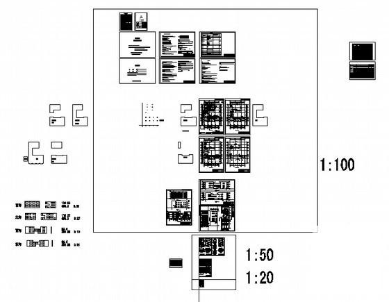 城市中心区3层幼儿园建筑施工CAD图纸 - 5