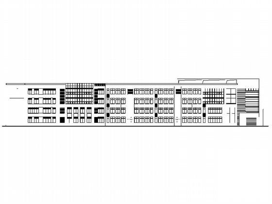 星光学校4层教学楼建筑初步图纸(屋顶构架平面图) - 1