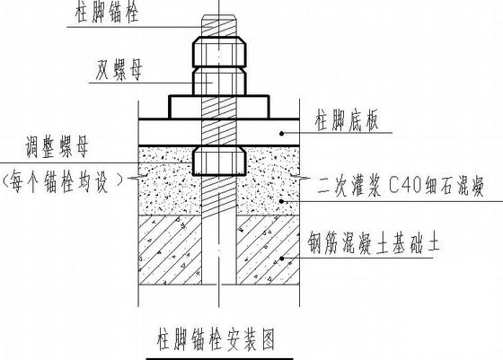 客运大厦新增消防梯钢结构CAD施工图纸 - 4