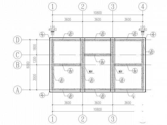 灾后恢复重建多样性保护设施结构CAD施工图纸(抗震设防类别) - 1