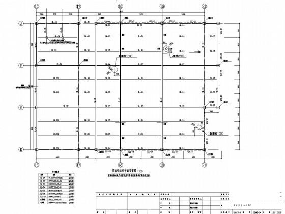 地上单层钢框架结构影院结构CAD施工图纸 - 3