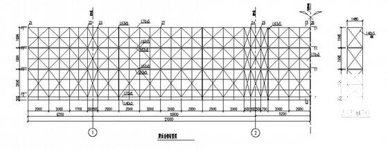 高速收费站钢结构广告牌结构CAD施工图纸（知名院） - 2