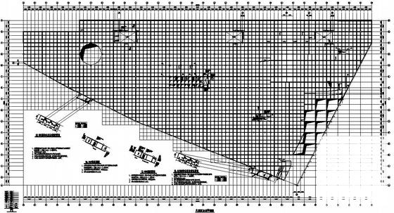 单层框架结构城市广场改造加固结构CAD施工图纸(柱下独立基础) - 4