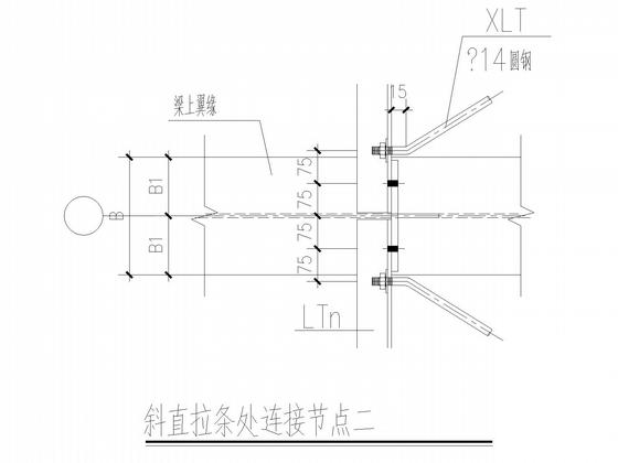 中庭及连廊钢框架结构CAD施工图纸(深化设计图纸)(平面布置图) - 4