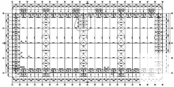 带夹层24米跨钢结构大型仓库结构CAD施工图纸 - 2