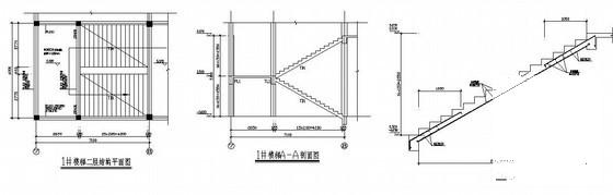 钢结构综合市场结构CAD施工图纸（2层独立基础）(平面布置图) - 4