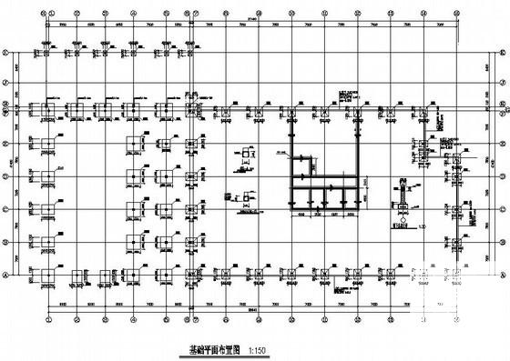 钢结构4S汽车店结构CAD施工图纸（单层独立基础）(钢柱节点详图) - 1