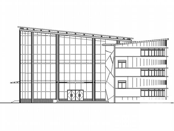 3层圆筒状高级会所建筑方案设计CAD图纸 - 1