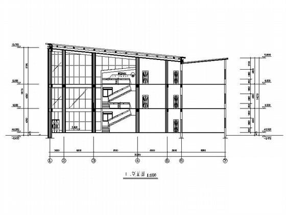 3层圆筒状高级会所建筑方案设计CAD图纸 - 2