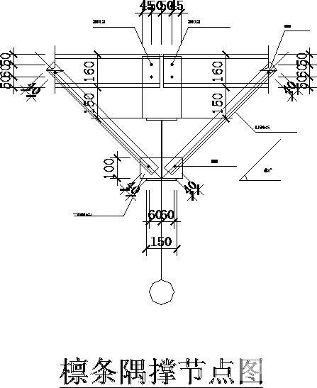 两连跨双层门式刚架厂房结构CAD施工图纸 - 4