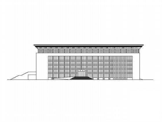 3层小型现代影剧院建筑设计方案设计CAD图纸 - 1