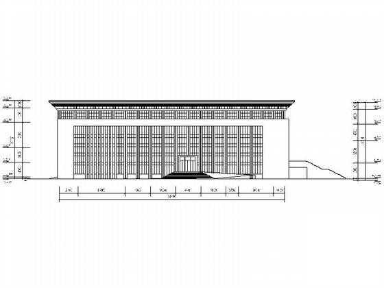 3层小型现代影剧院建筑设计方案设计CAD图纸 - 4