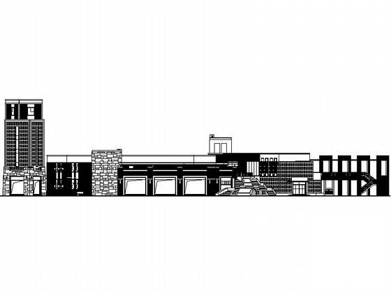 居住区2层会所建筑扩初图纸(节点详图) - 1