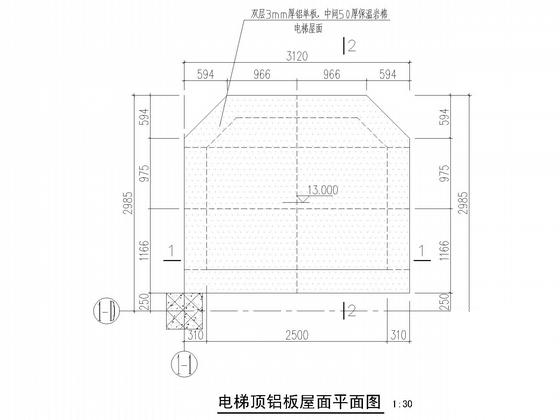 卫生服务中心电梯钢框架结构CAD施工图纸（独立基础） - 5