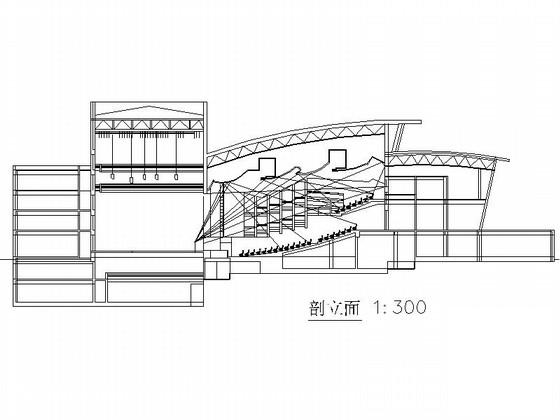 戏剧影视娱乐中心建筑方案设计CAD图纸 - 2