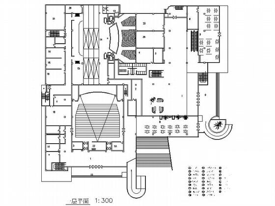 戏剧影视娱乐中心建筑方案设计CAD图纸 - 3