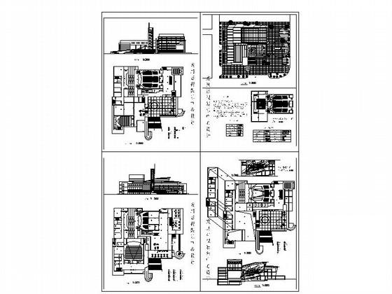 戏剧影视娱乐中心建筑方案设计CAD图纸 - 4