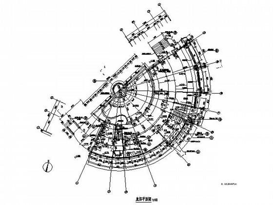 居住区3层欧式会所建筑扩初图纸 - 3