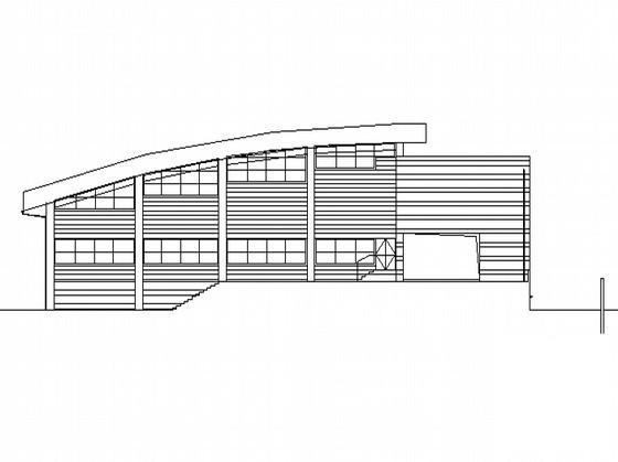 综合现代小区项目CAD施工图纸（D段阳光会所)(地下停车) - 1