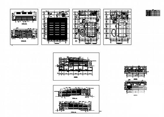 综合现代小区项目CAD施工图纸（D段阳光会所)(地下停车) - 2