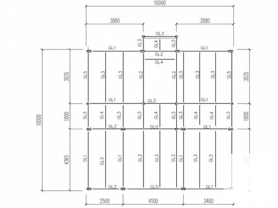 两层钢结构别墅结构CAD施工图纸（建施） - 3