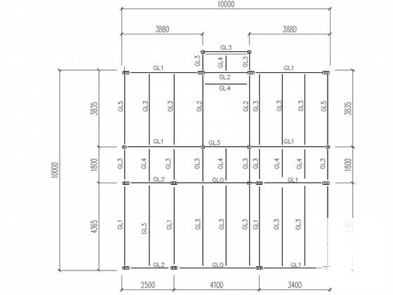 两层钢结构别墅结构CAD施工图纸（建施） - 3
