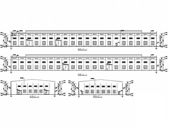 48米跨铝业有限公司冷轧车间结构CAD施工图纸（建筑图纸2台10T吊车） - 1
