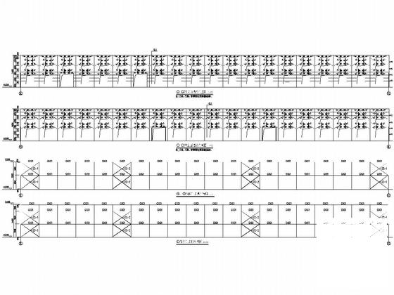 48米跨铝业有限公司冷轧车间结构CAD施工图纸（建筑图纸2台10T吊车） - 4