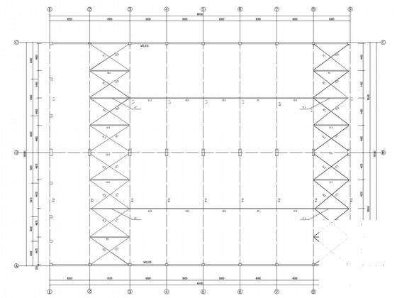 钢桁架冷库加工场结构CAD施工图纸(2013年8月制图纸) - 3