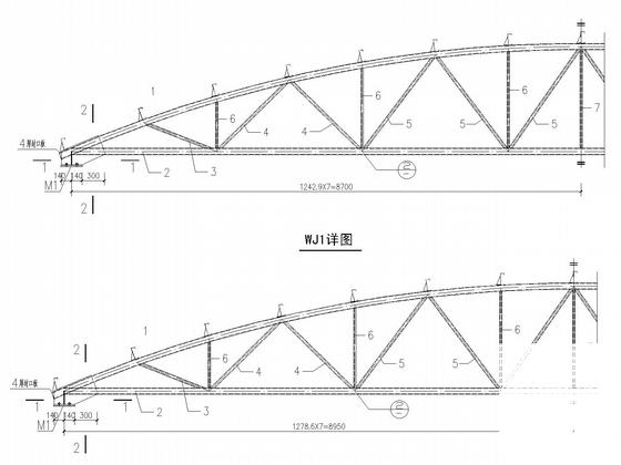 钢桁架冷库加工场结构CAD施工图纸(2013年8月制图纸) - 4