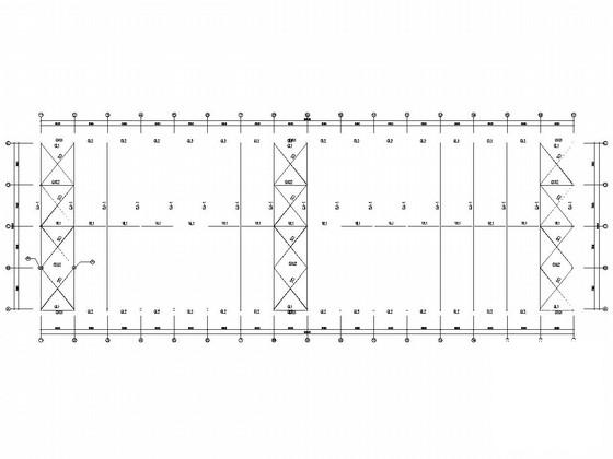 30m跨单层轻钢结构厂房结构CAD施工图纸（7度抗震） - 4