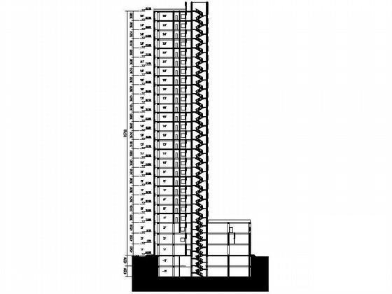 26层汽车站建筑设计方案设计图纸(平面图) - 2